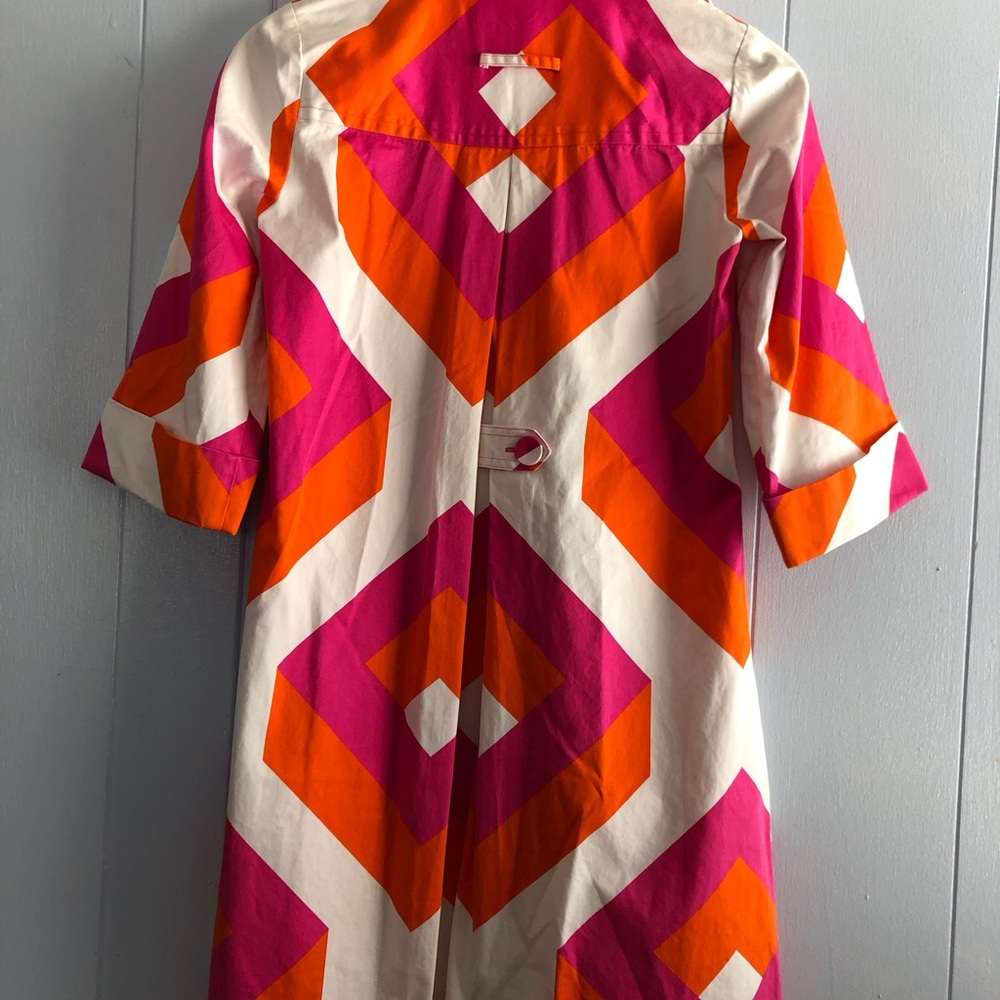 Diane Von Furstenberg Pink and Orange Dress - Picture 5 of 7
